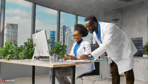 Accueil 5 des informaticiens dans leur bureau de travail leguidekinois